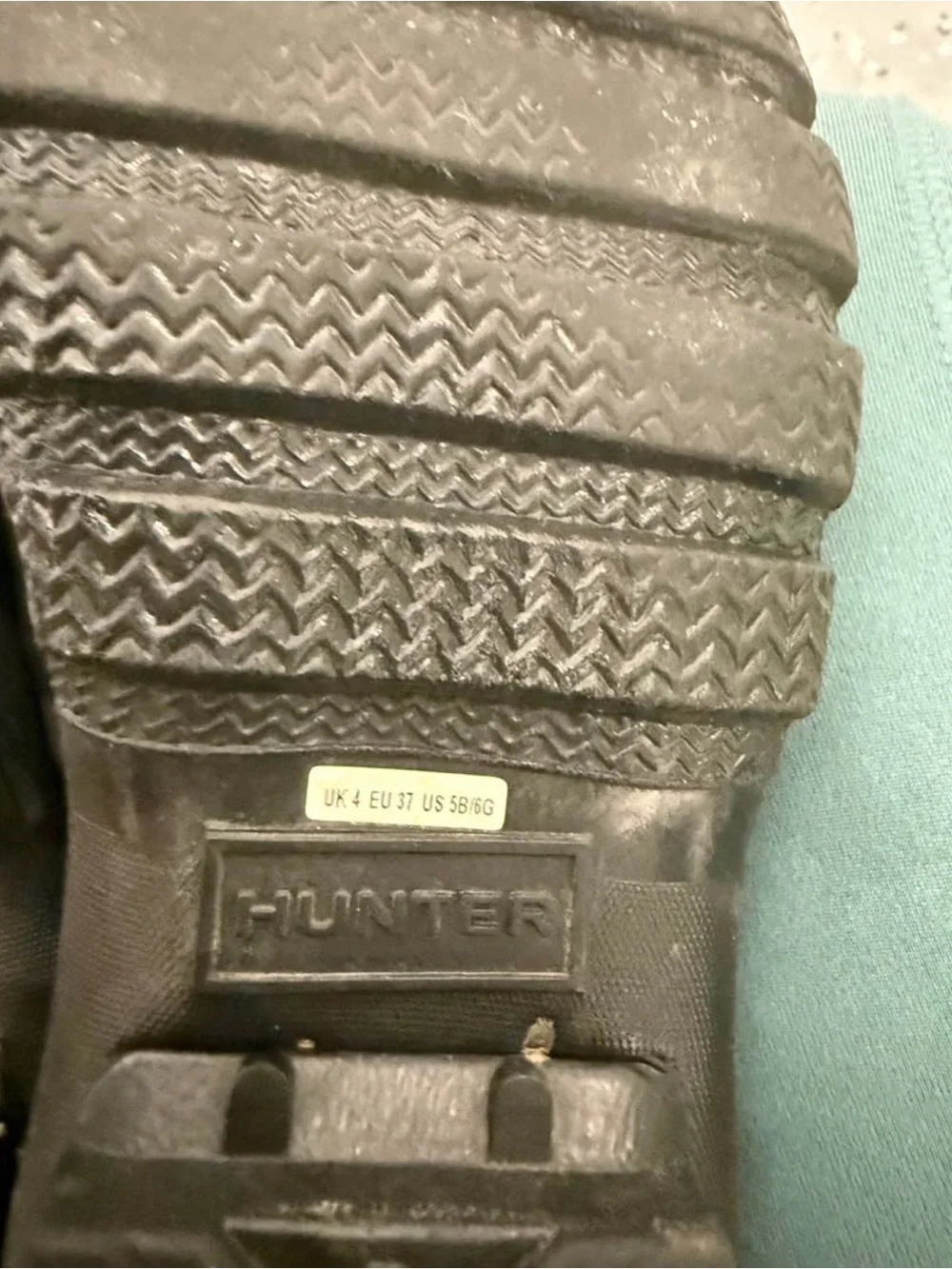 Hunter Women's Tall Black Gloss Rain Boots
